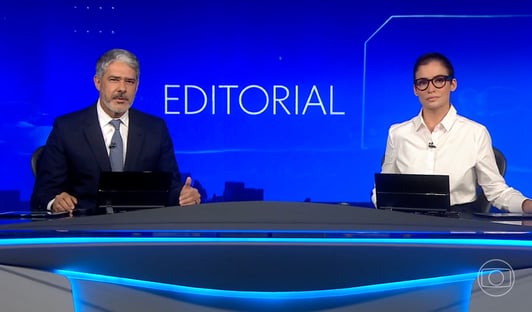 Jornal Nacional cresce na audiência em edição com editorial crítico a Bolsonaro