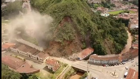 Deslizamento de terra em Ouro Preto não deixou vítimas, diz Defesa Civil