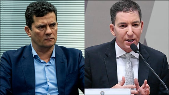 Justiça manda Twitter excluir post de Glenn contra Moro