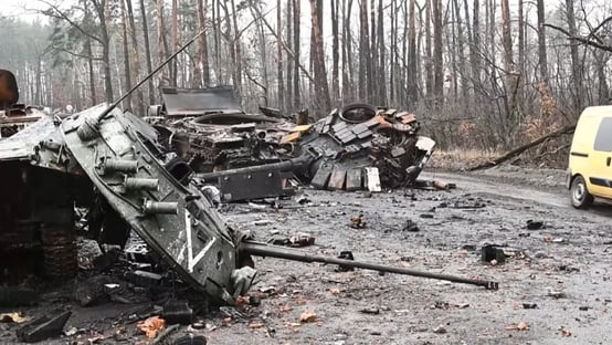 Tropas ucranianas chegam à fronteira da Rússia