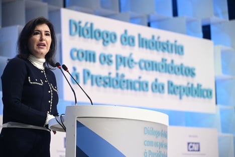 Brasil pode estar no centro da economia mundial com causa verde, diz Tebet a industriais