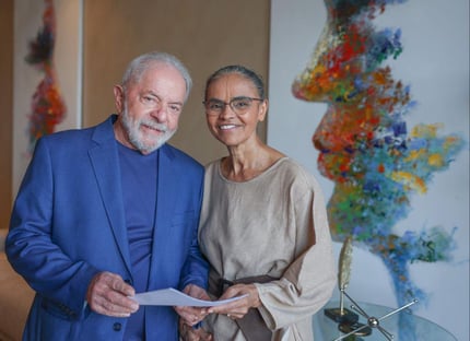Ao lado de Marina, Lula adianta tom de discurso na COP 27