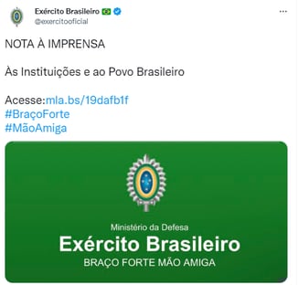 Forças Armadas: em defesa do povo e contra excessos de autoridades e manifestantes