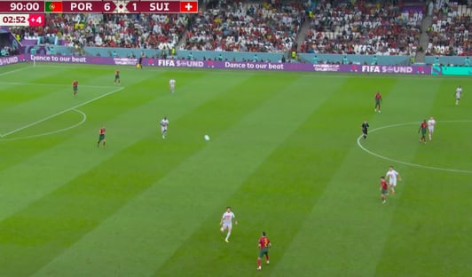 Portugal despacha Su&iacute;&ccedil;a com a maior goleada das oitavas-de-final
