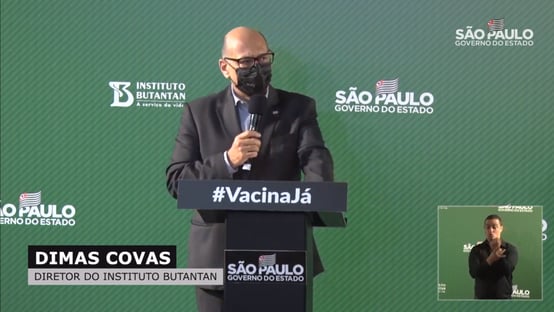 DADOS DE EFICÁCIA DA CORONAVAC NÃO SAIRÃO HOJE, CONFIRMA BUTANTAN