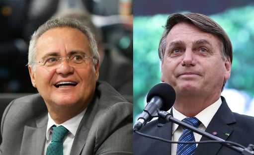 Bolsonaro reage à possível convocação de Carluxo e cobra Renanzinho na CPI
