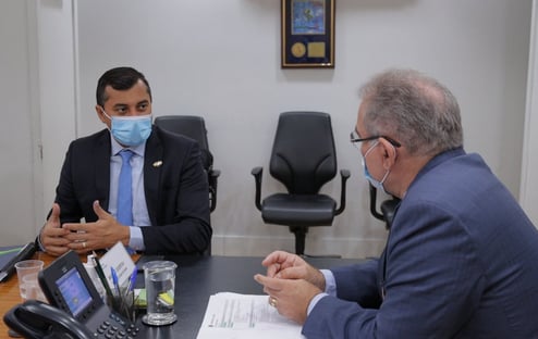 Queiroga se reúne com governador do Amazonas
