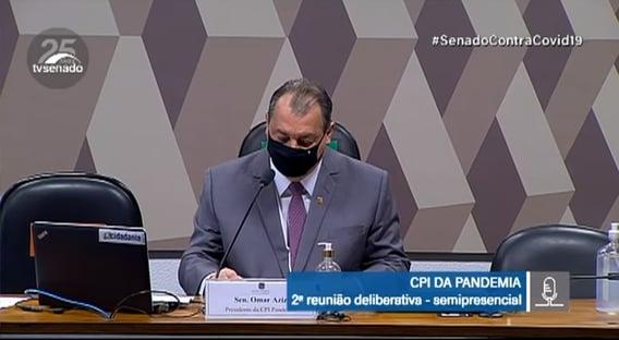 ‘Não é só o vírus que vai matar brasileiros’, diz presidente da CPI da Covid, sobre ataques à China
