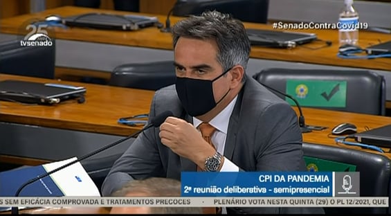 Planos outorgados cheiram a despotismo, diz Ciro Nogueira sobre CPI da Covid