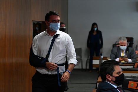 Flávio Bolsonaro vai falar na sessão da CPI da Covid