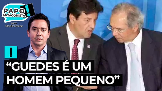 Guedes é um homem pequeno, diz Mandetta