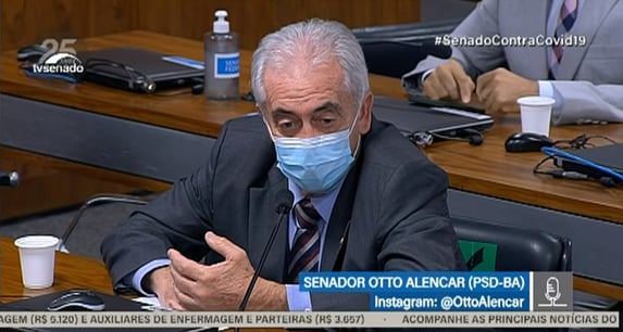 “Bolsonaro não é a melhor pessoa para falar sobre norma de conduta”, diz Otto Alencar