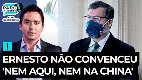 Ernesto não convenceu nem aqui, nem na China