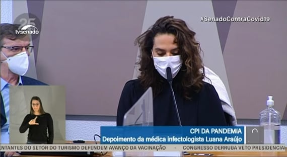Luana elogia Queiroga e diz que “não recebeu um centavo” pelo trabalho na Saúde