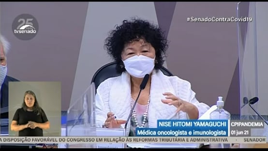 Nise Yamaguchi agora diz que imunidade de rebanho deve ser obtida com vacinação