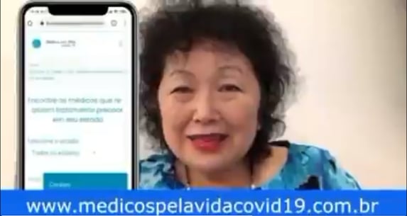 Em vídeo, Nise Yamaguchi orienta tratamento precoce, que não tem eficácia