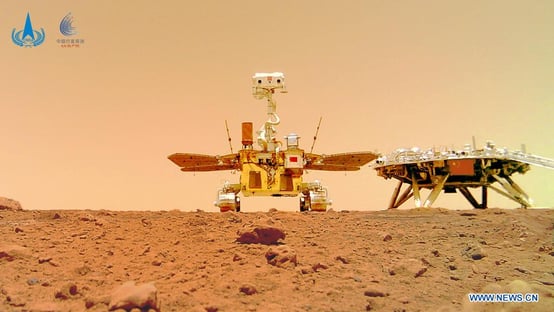 China divulga novas imagens de Marte
