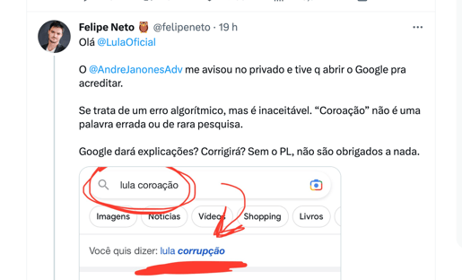 Lula e a corrupção do Google