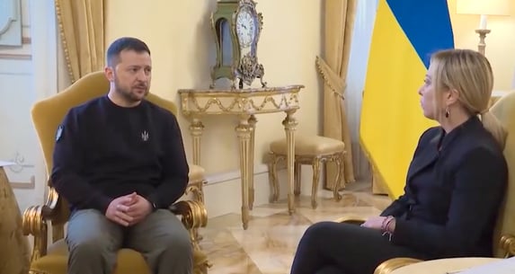 Zelensky agradece primeira-ministra italiana: âNunca esquecereiâ