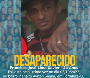 Você pode ajudar a encontrar Francisco, um dos desaparecidos do Brasil