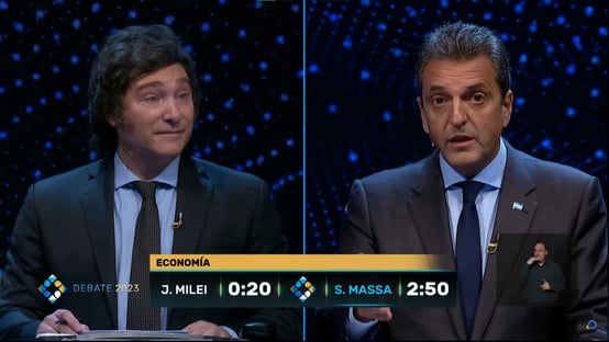 Crusoé: Massa domina o debate na Argentina mas sem a cereja do bolo