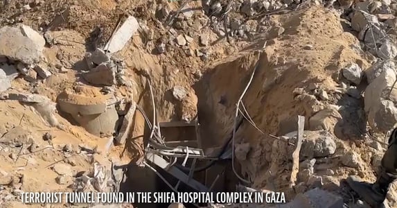 Exército de Israel divulga imagens de túneis do Hamas em hospitais