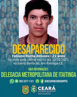 Você pode ajudar a encontrar Fabiano, um dos desaparecidos do Brasil