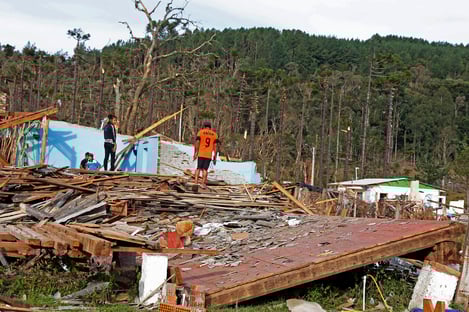 Temporal causa danos em 51 municípios do Rio Grande do Sul