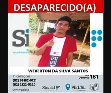 Você pode ajudar a encontrar Weverton, um dos desaparecidos do Brasil