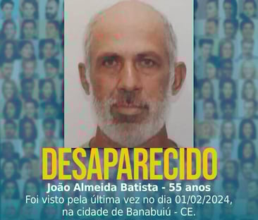 Você pode ajudar a encontrar João, um dos desaparecidos do Brasil