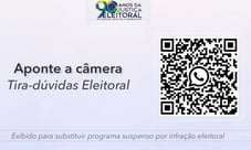 Aviso de infração do TSE interrompe propaganda eleitoral de Bolsonaro