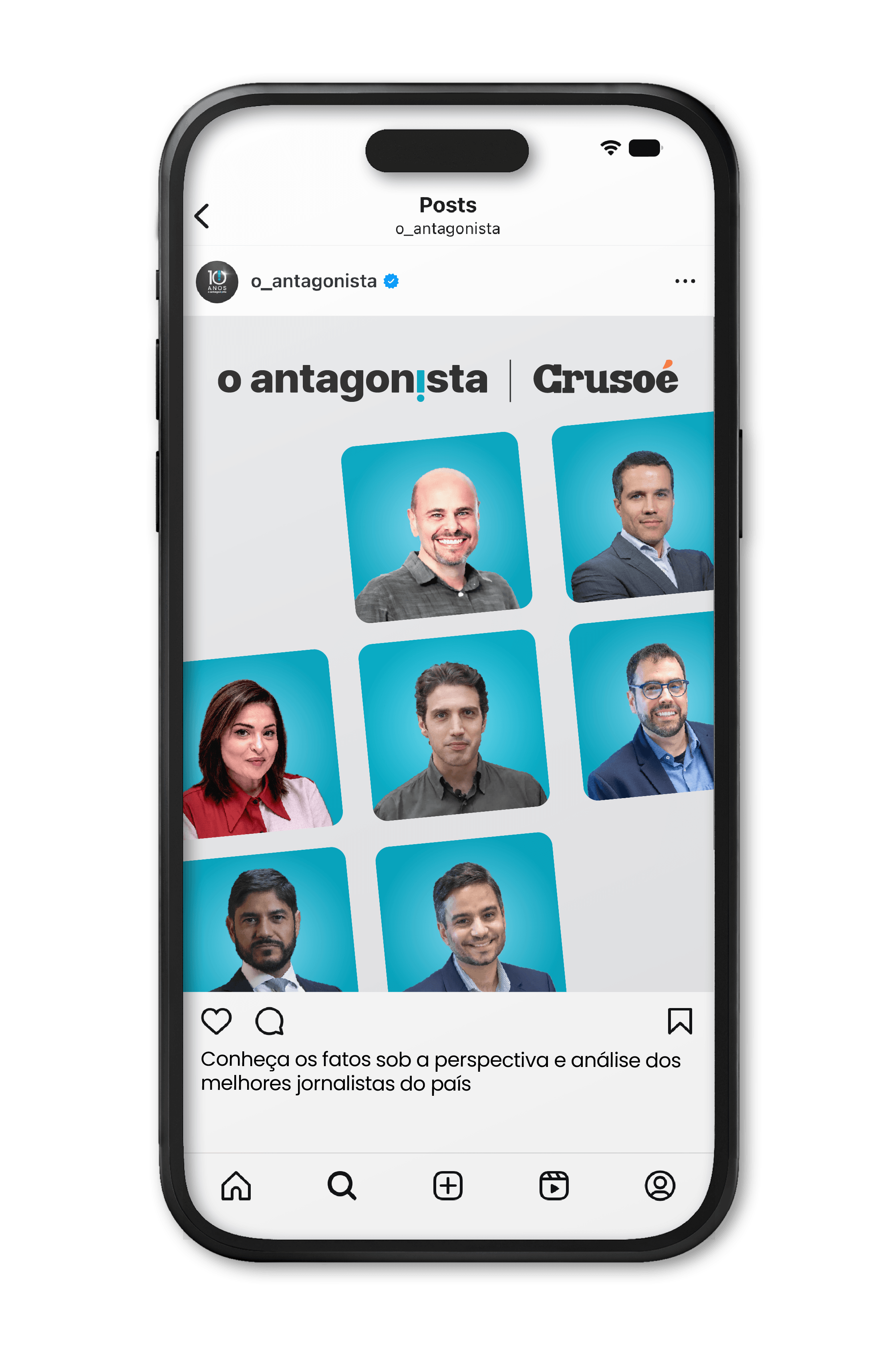 Demonstração navegação O Antagonista