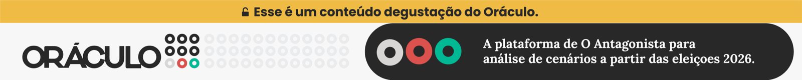 Banner de disclaimer: Esse é um conteúdo de degustação do Oráculo