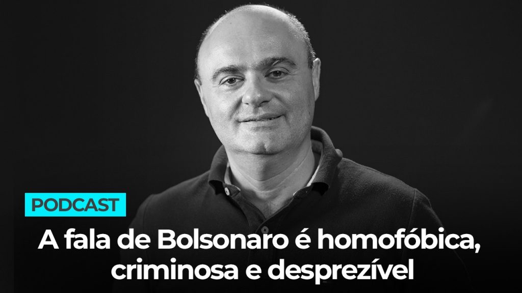 Mario Sabino: A fala de Bolsonaro é homofóbica, criminosa e desprezível
