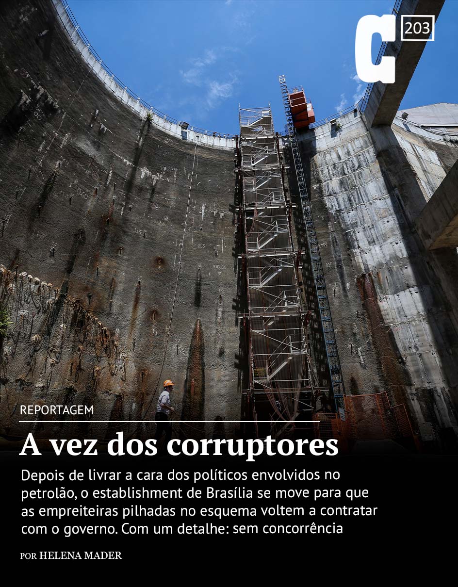 A volta das empreiteiras (sem concorrência)