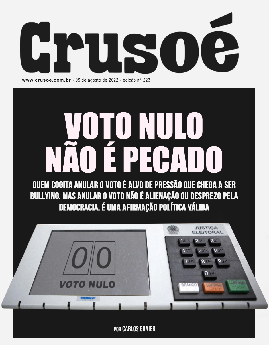 Voto nulo não é pecado