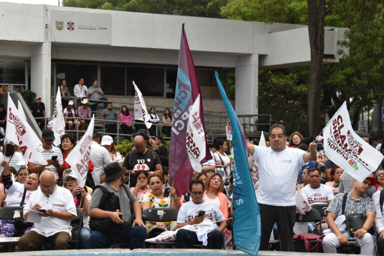 Ato de campanha da candidata da situação à Presidência do México, Claudia Sheinbaum, na Cidade do México - 22/05/2024. Foto: Caio Mattos/Crusoé