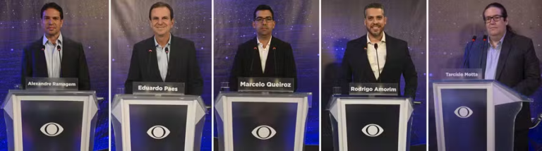 Primeiro debate no Rio vira campo de batalha entre bolsonaristas e Paes