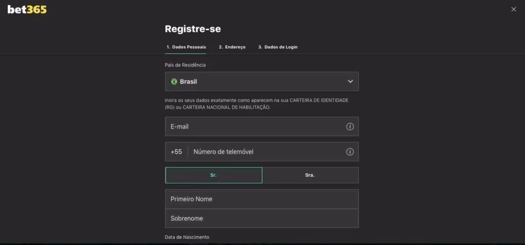 Bet365 cadastro – Primeiros passos para uma ótima experiência