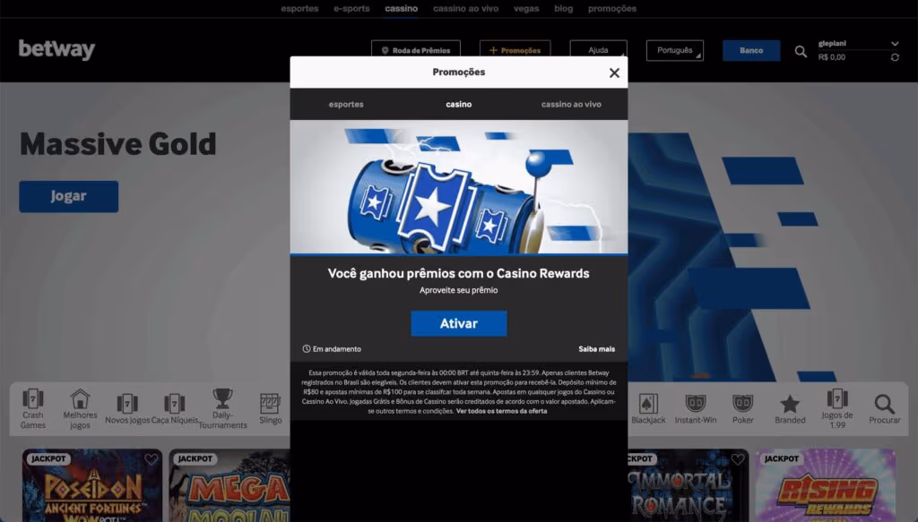 Casino Betway – Review de site seguro para jogar ao vivo no Brasil