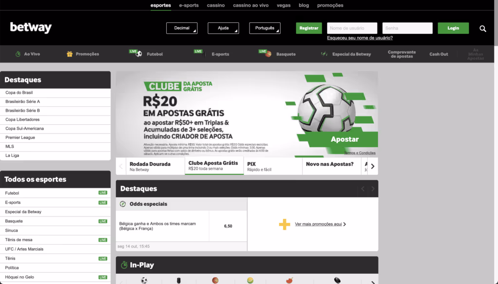 Betway apostas – Site completo com bônus e licenciado no Brasil