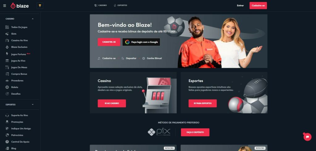Blaze casino – Revisão do site de jogos legalizado no Brasil