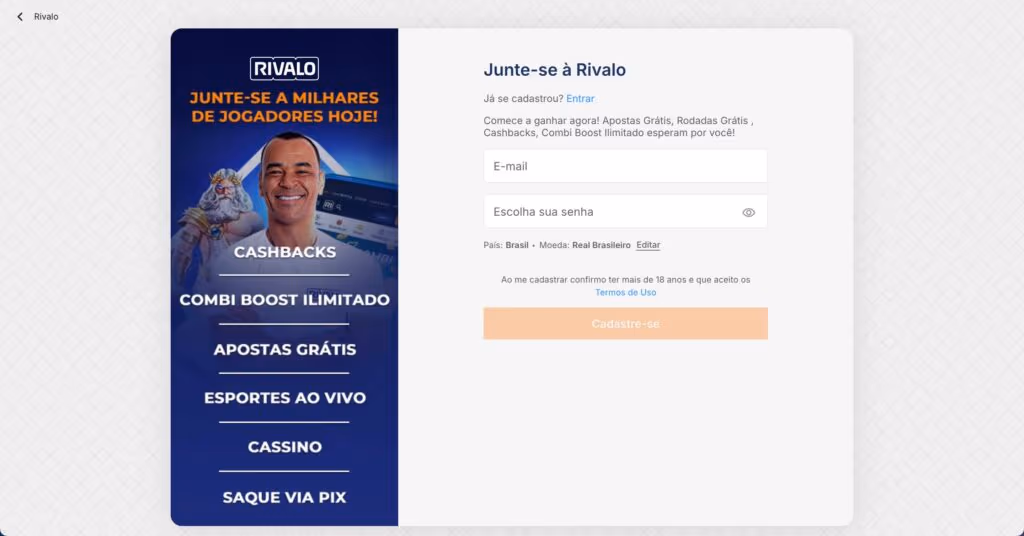 Rivalo apostas – Site legalizado com odds aumentadas no Brasil