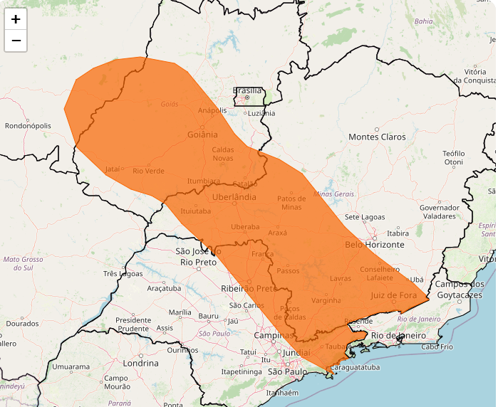 Alerta Inmet Perigo de chuvas intensas no final de semana. Veja as regiões