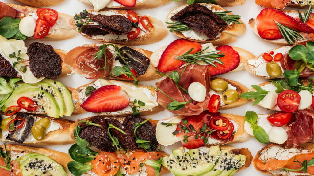 Lanches nutritivos doces e salgados para aproveitar com toda a família