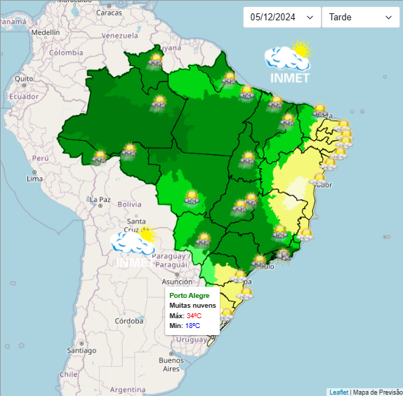 Previsão do Tempo: Calor dará as boas-vindas aos temporais no Rio Grande do Sul