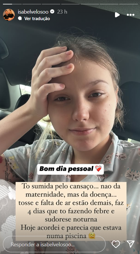 isabel veloso saúde