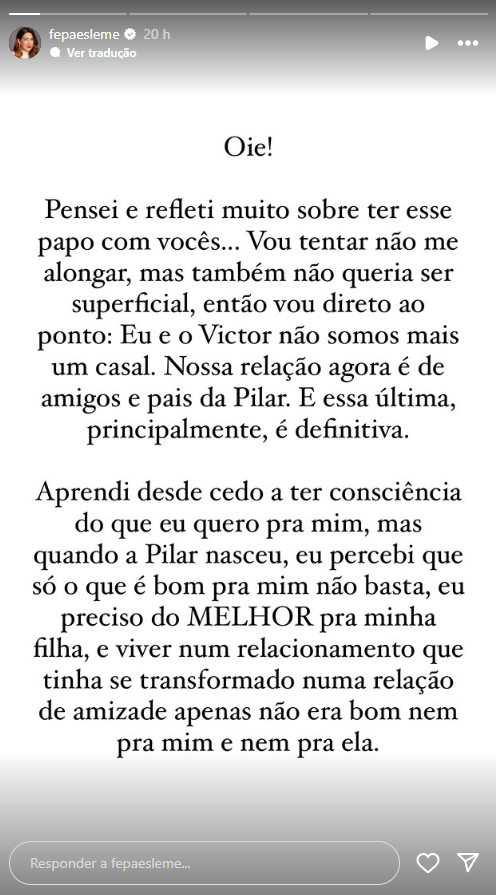 fernanda paes leme divórcio