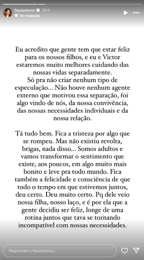 fernanda paes leme divórcio