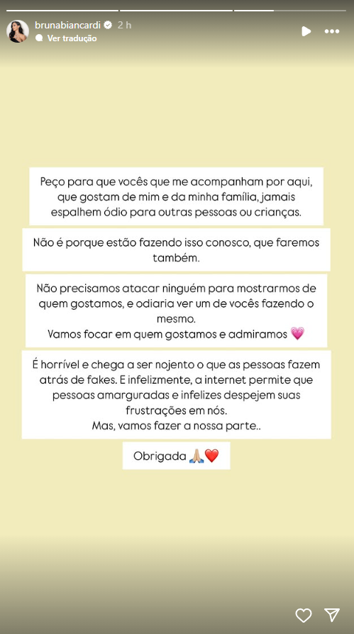 Bruna Biancardi ódio